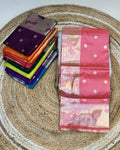 Peach Pink Colour Silk Paithani Saree