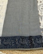 Off White Colour Cotton Warli Design Saree
