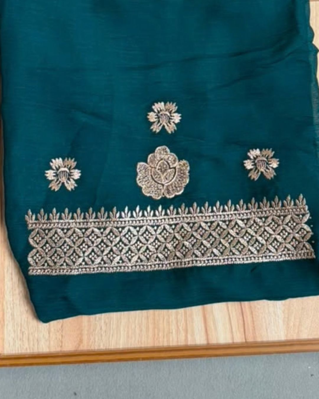 Dark Pink Colour Art Silk Work Saree with Contrast Blouse