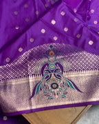 Purple Colour Paithani Saree