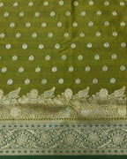 Pear Green Colour Soft Peshwai Saree
