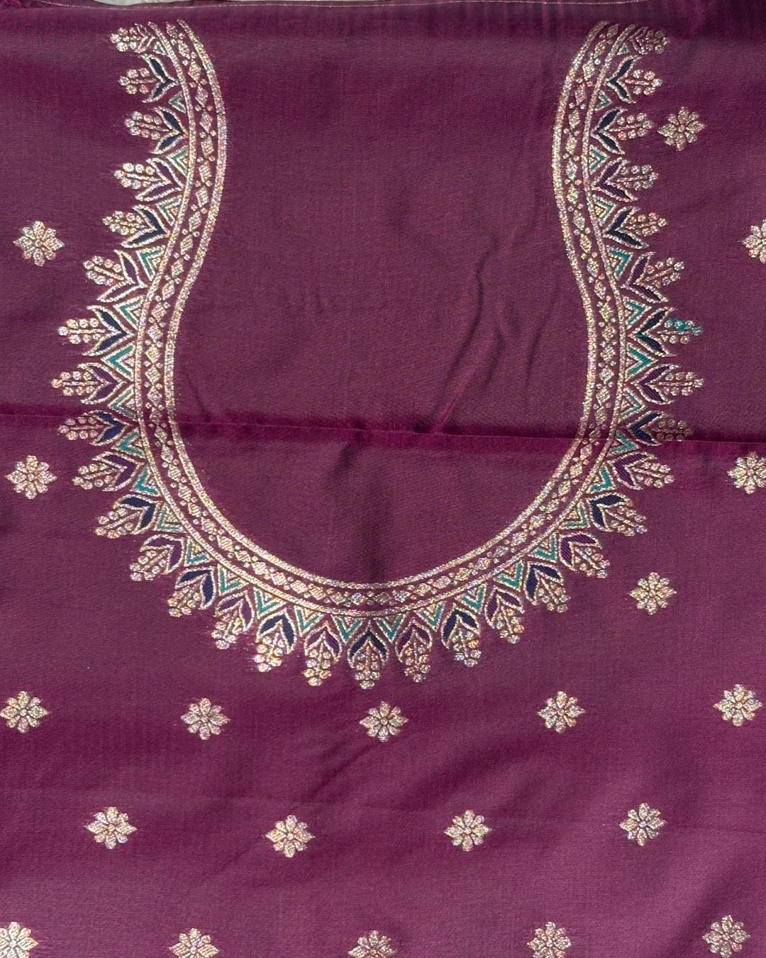 Wine Colour Paithani Saree