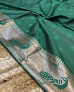 Green Colour Silk Paithani Saree