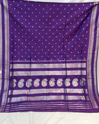 Violet Colour Soft Peshwai Saree