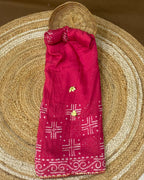 Pink Colour Batik Cotton Saree