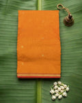 Orange Colour Handloom Chanderi Saree