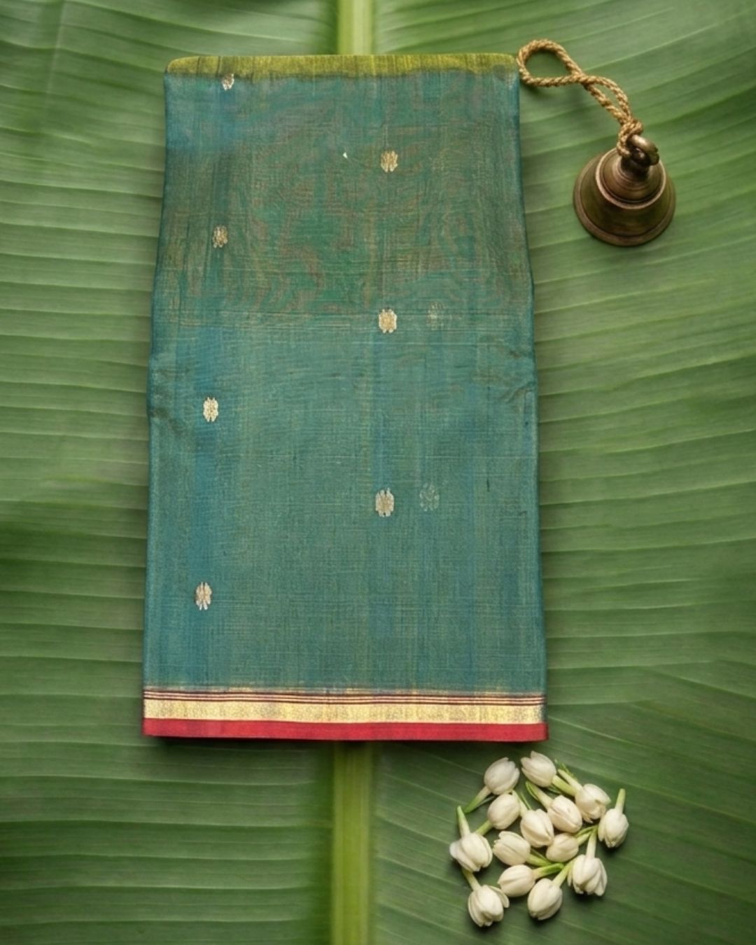 Morpankhi Colour Handloom Chanderi Saree