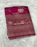 Pink Colour Dola Silk Saree