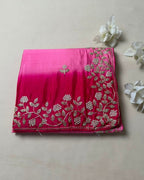 Baby Pink Colour Art Silk  Saree with Katdana Work