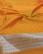 Orange Colour Soft Peshwai Saree
