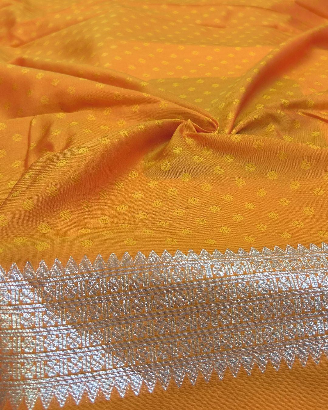 Orange Colour Soft Peshwai Saree