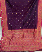 Silk Paithani Saree with Contrast Blouse