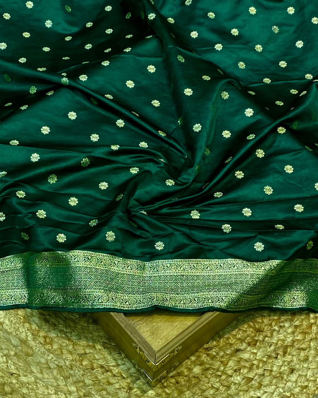 Wine Colour Soft Satin Silk Saree with Contrast Blouse Piece