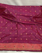 Silk Paithani Saree with Contrast Blouse