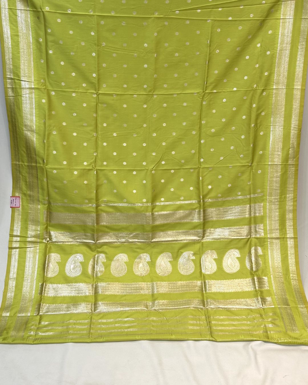 Parrot Green Colour Soft Peshwai Saree
