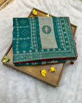 Morpankhi Colour Crunchy Silk Work Saree