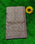 Dusty Pink Colour Fandy Satin Silk Saree with Bead Work