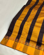 Wine Colour Irkal/Ilkal Cotton Saree