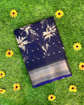 Navy Blue Colour Viscose Saree