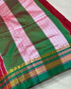 Red Colour Irkal/Ilkal Cotton Saree