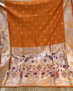 Orange Colour Silk Paithani Saree