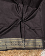 Black Colour Soft South Silk Saree