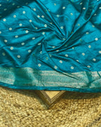 Lime Green Colour Soft Satin Silk Saree with Contrast Blouse Piece