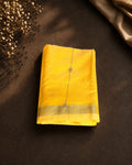 Mango Yellow Colour Chanderi Cotton Saree