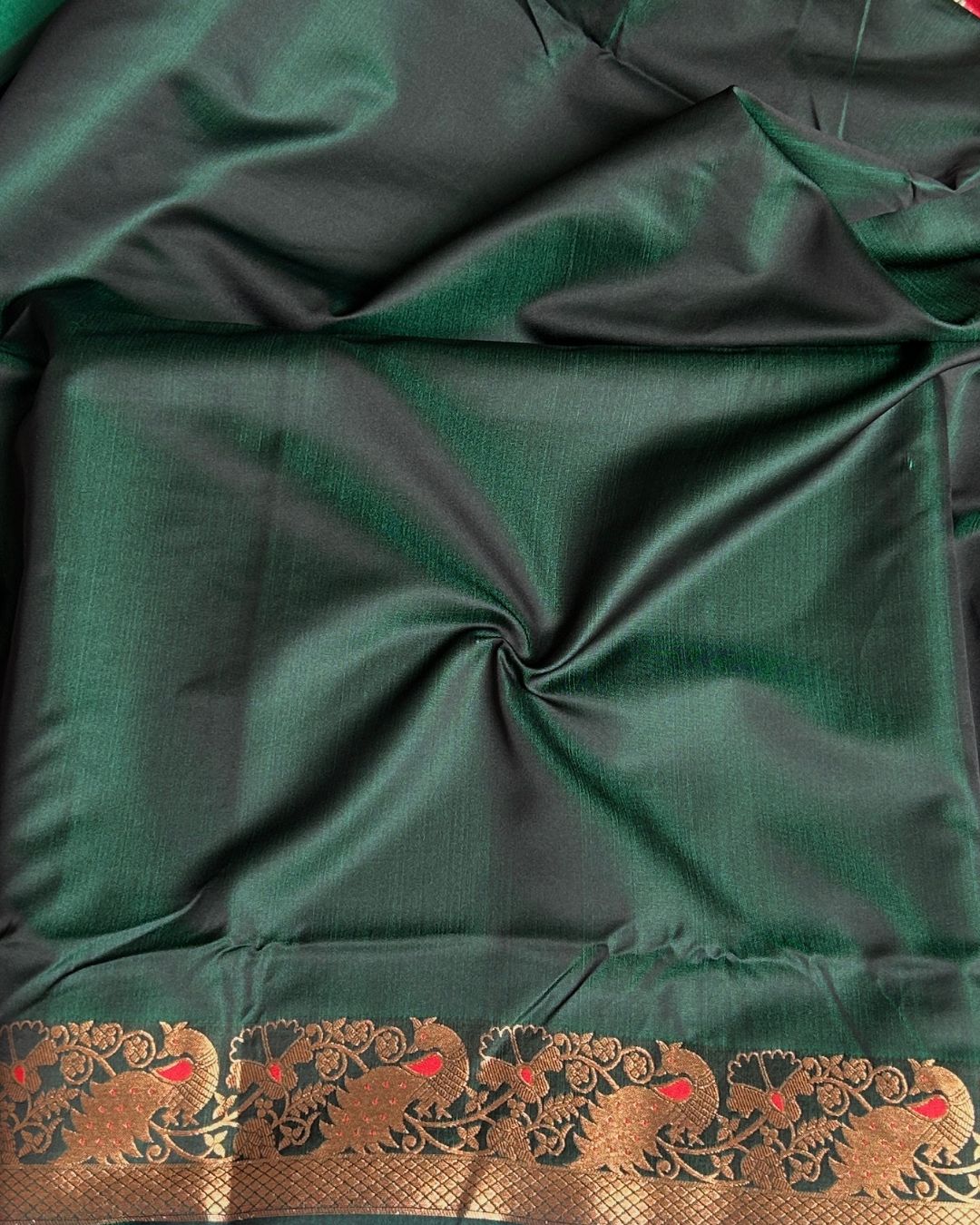 Maroon Colour Satin Silk Paithani with Meenakari Peacock Butti
