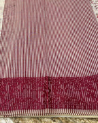 Off White Colour Cotton Warli Design Saree