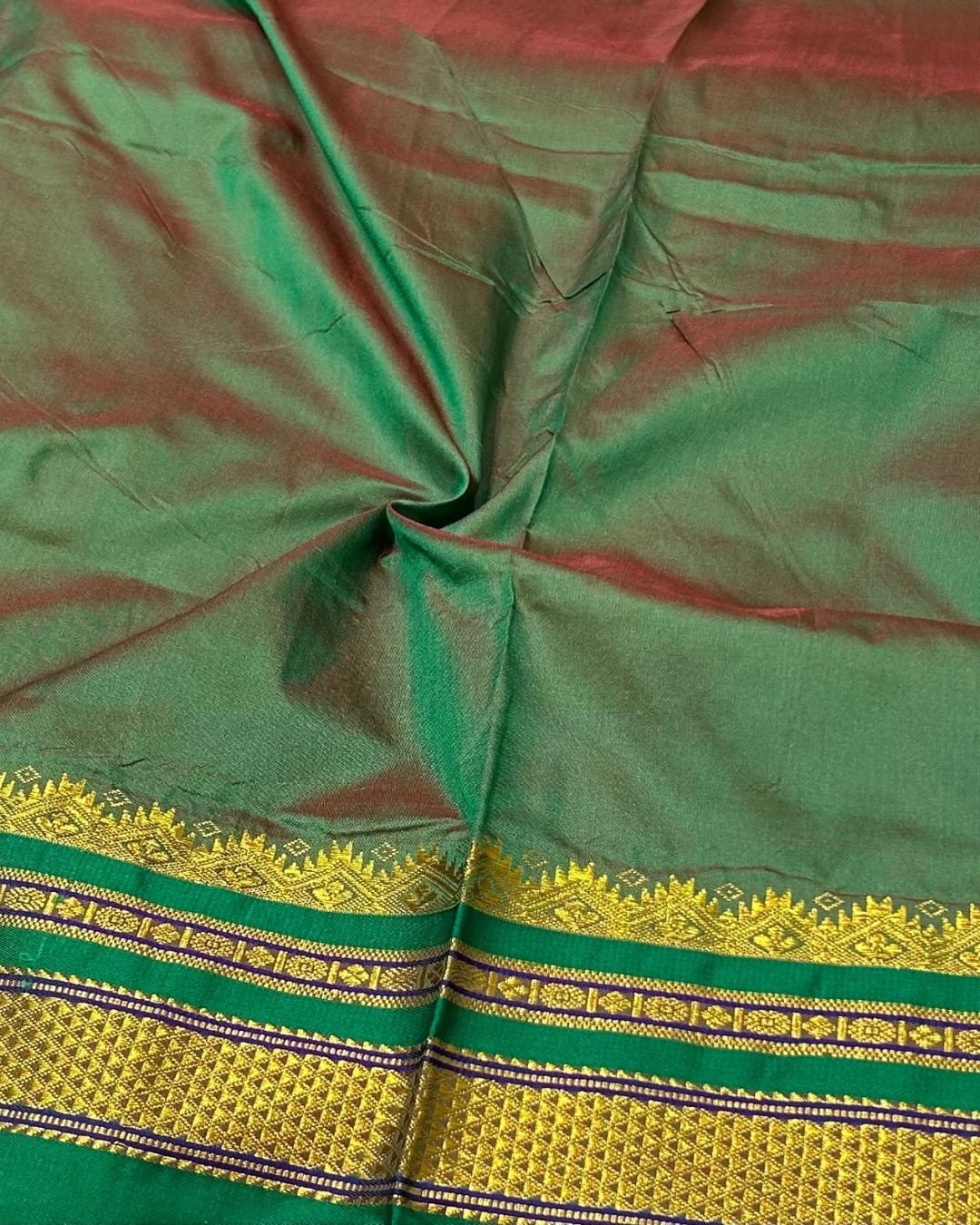 Red Colour Irkal/Ilkal Cotton Saree
