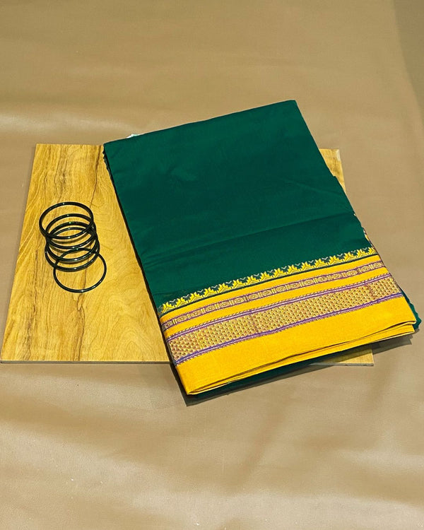 Morpankhi Colour Irkal/Ilkal Cotton Saree