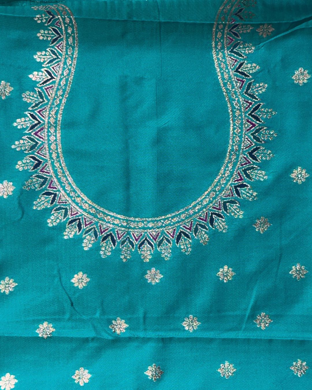Teal Green Colour Paithani Saree