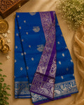 Peacock Blue Colour Peshwai Saree M13450