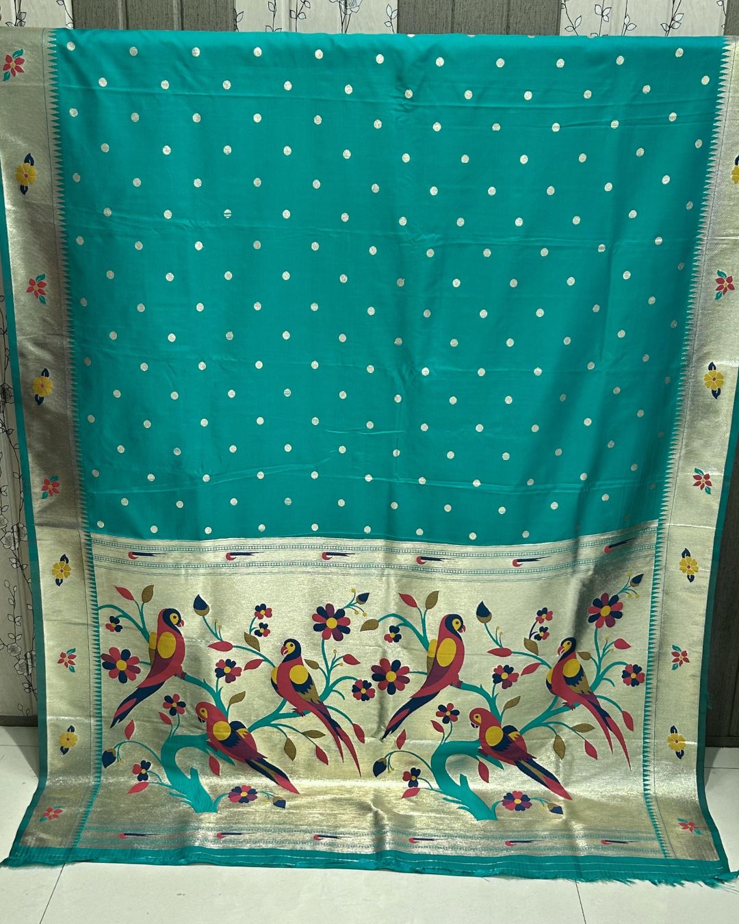 Chintamani Colour Bamboo Paithani Saree M 15237