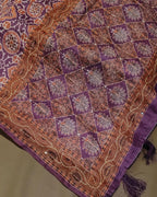 Magenta Colour Soft Cotton Saree