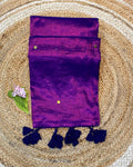 Purple-Pink Colour Raga Tissue Silk Saree