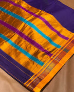 Purple Colour Irkal/Ilkal Cotton Saree