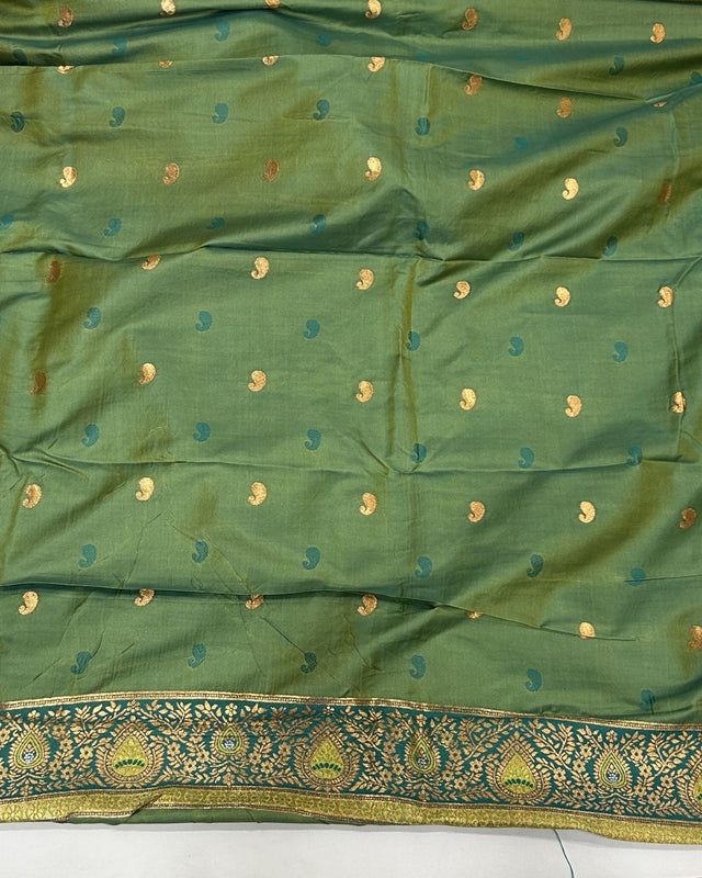 Silk Paithani Saree with Contrast Blouse