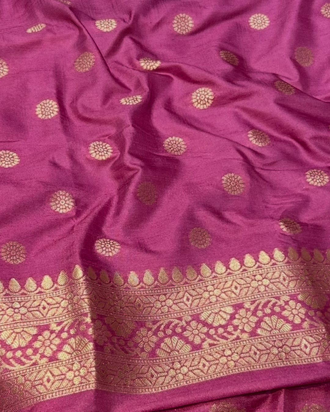 Pink Colour Dola Silk Saree