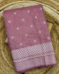 Onion Pink Colour Cotton Saree