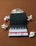Bottal Green Colour Contrast Border Irkal/Ilkal Cotton Saree