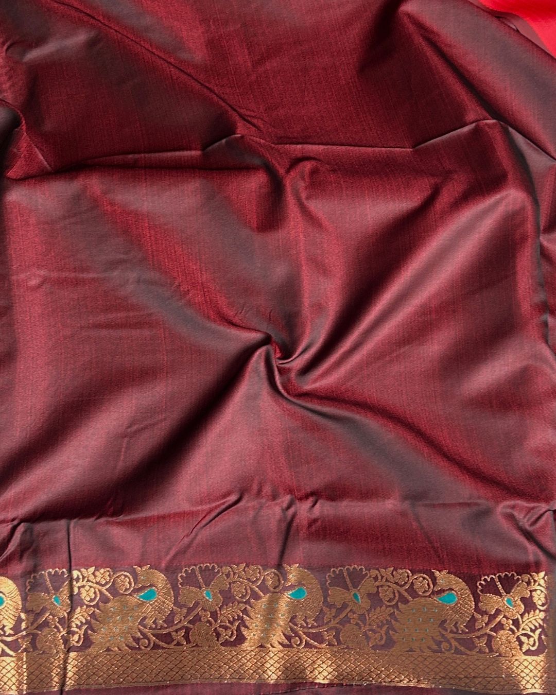 Peacock Green Colour Satin Silk Paithani with Meenakari Peacock Butti