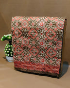 Mehendi Green Colour Soft Cotton Saree