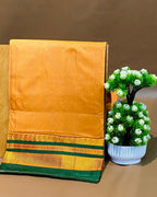 Mango Yellow Colour Irkal/Ilkal Cotton Saree