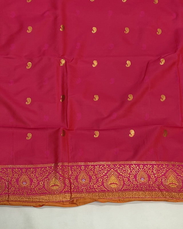 Silk Paithani Saree with Contrast Blouse