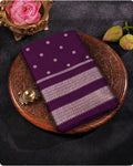 Wine Colour Soft Peshwai Saree