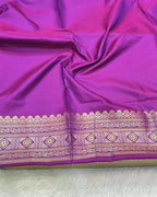 Magenta Colour Soft South Silk Saree