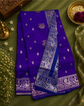 Purple Colour Peshwai Saree M13450