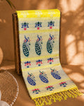 Yellow Colour Cotton Meenakari Work Saree